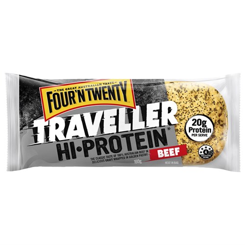 1100610 Four'N Twenty Traveller Hi Protein Beef